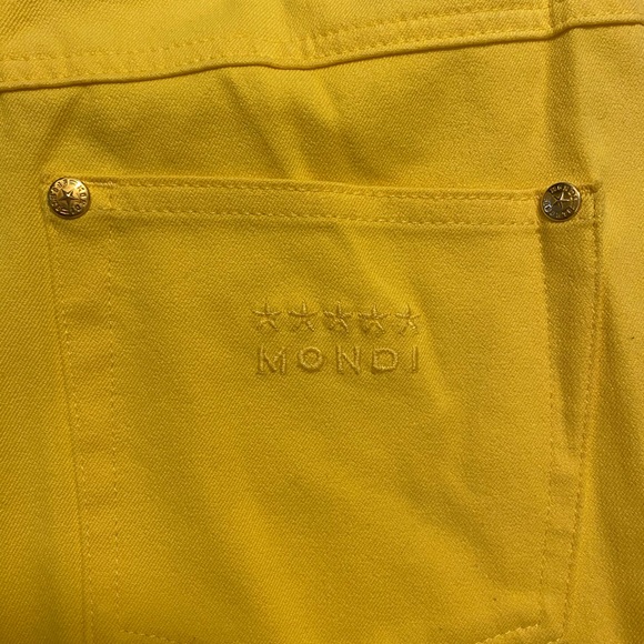 1990’s Vintage Mondi Sports Yellow Pants - Picture 6 of 8
